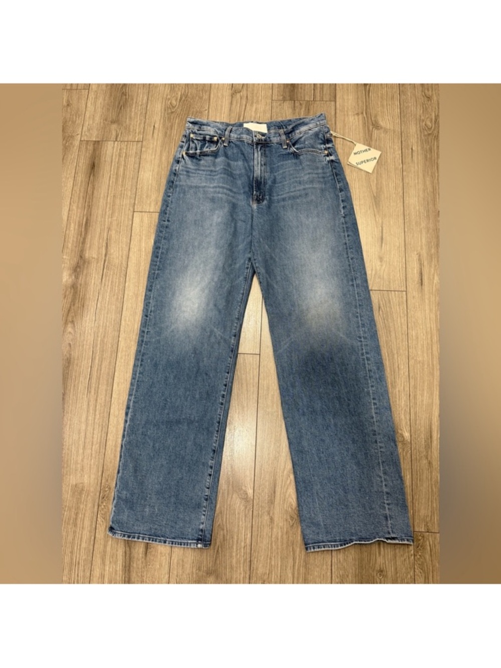 NWT Mother Superior Denim The Dodger Skimp Cuff Jean Music Is The Medium Sz 28 - Picture 5 of 15